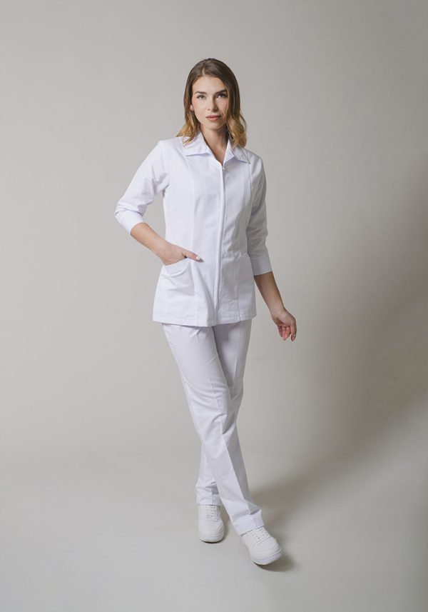 PANTALÓN  BLANCO RESORTE 3016