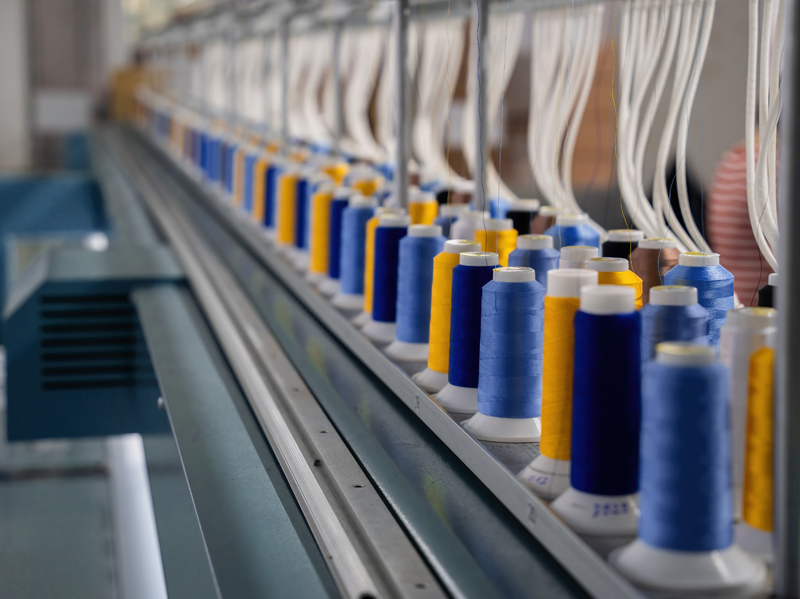 Woman thoughtfully looking at her clothing patterns  Young lady